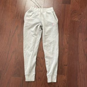 Men’s Champion Reverse Weave Joggers Size Small Gray